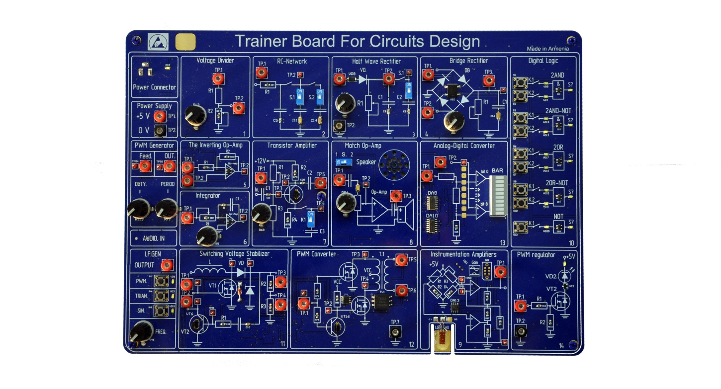 Trainer Board For Circuit Design Trainer Board For Circuit Design